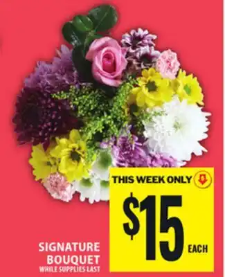 Food Basics SIGNATURE BOUQUET offer