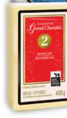 Food Basics MONSIEUR GUSTAV GOUDA OR DOUBLE CRÈME BRIE OR JARLSBERG SLICES OR AGROPUR 2 YEAR CHEDDAR offer