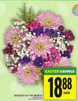Food Basics BOUQUET OF THE MONTH offer