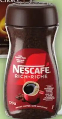 Food Basics NESCAFÉ INSTANT COFFEE offer