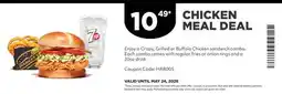 Harvey’s CHICKEN MEAL DEAL offer