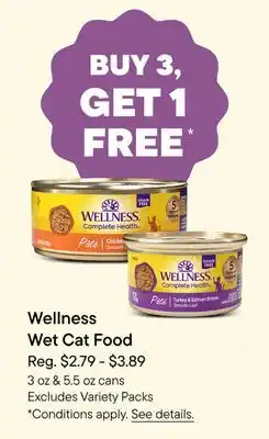 Petvalu Wellness Wet Cat Food offer