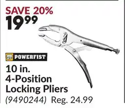 Princess Auto 10 in. 4-Position Locking Pliers offer