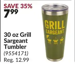 Princess Auto 30 oz Grill Sargeant Tumbler offer