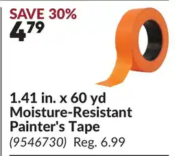 Princess Auto 1.41 in. x 60 yd Moisture-Resistant Painter's Tape offer