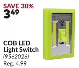 Princess Auto COB LED Light Switch offer