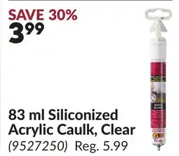 Princess Auto 83 ml Siliconized Acrylic Caulk, Clear offer