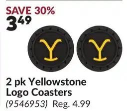 Princess Auto 2 pk Yellowstone Logo Coasters offer