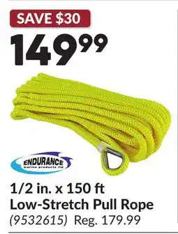 Princess Auto 1/2 in. x 150 ft Low-Stretch Pull Rope offer