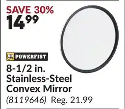 Princess Auto 8-1/2 in. Stainless-Steel Convex Mirror offer