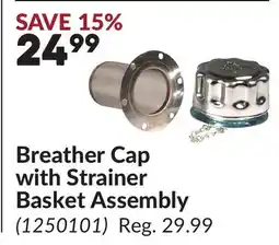 Princess Auto Breather Cap with Strainer Basket Assembly offer