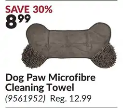 Princess Auto Dog Paw Microfibre Cleaning Towel offer