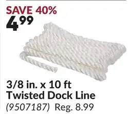 Princess Auto 3/8 in. x 10 ft Twisted Dock Line offer