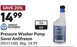 Princess Auto Pressure Washer Pump Saver Antifreeze offer