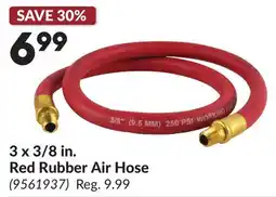 Princess Auto 3 x 3/8 in. Red Rubber Air Hose offer