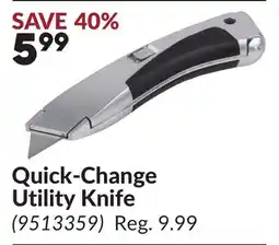 Princess Auto Quick-Change Utility Knife offer