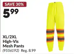 Princess Auto XL/2XL High-Vis Mesh Pants offer