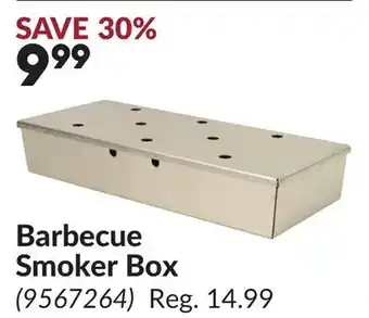 Princess Auto Barbecue Smoker Box offer