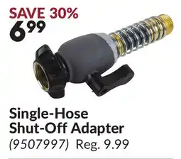 Princess Auto Single-Hose Shut-Off Adapter offer