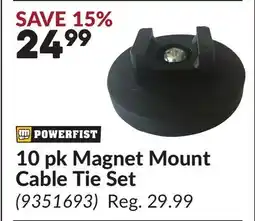 Princess Auto 10 pk Magnet Mount Cable Tie Set offer