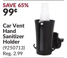 Princess Auto Car Vent Hand Sanitizer Holder offer