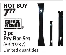 Princess Auto 3 pc Pry Bar Set offer