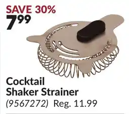 Princess Auto Cocktail Shaker Strainer offer