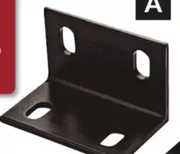 Princess Auto 4-1/2 x 3 x 1/4 in. Black Corner/Mending Plates and Braces offer