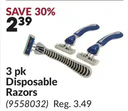 Princess Auto 3 pk Disposable Razors offer