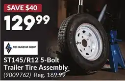 Princess Auto ST145/R12 5-Bolt Trailer Tire Assembly offer
