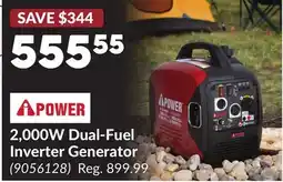 Princess Auto 2, 000W Dual-Fuel Inverter Generator offer