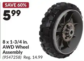 Princess Auto 8 x 1-3/4 in. AWD Wheel Assembly offer