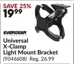 Princess Auto Universal X-Clamp Light Mount Bracket offer