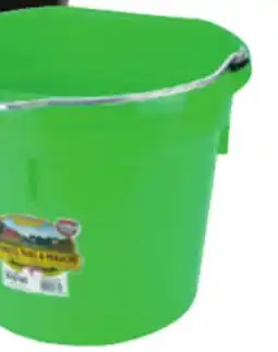 Princess Auto Lime Green 20 qt. Flat-Back Plastic Buckets offer