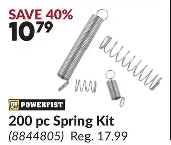Princess Auto 200 pc Spring Kit offer