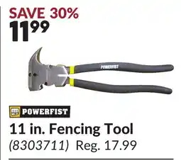 Princess Auto 11 in. Fencing Tool offer