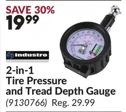 Princess Auto 2-in-1 Tire Pressure and Tread Depth Gauge offer