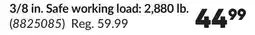 Princess Auto 3/8 in. Safe working load: 2,880 lb offer