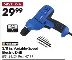 Princess Auto 3/8 in. Variable-Speed Electric Drill offer