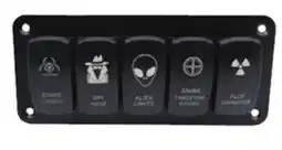 Princess Auto Novelty 5-Gang LED Truck Rocker Switches offer