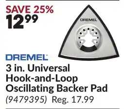 Princess Auto 3 in. Universal Hook-and-Loop Oscillating Backer Pad offer