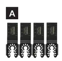 Princess Auto 4 pk Bi-Metal 1-1/4 in. Flush-Cutting Oscillating Blades offer