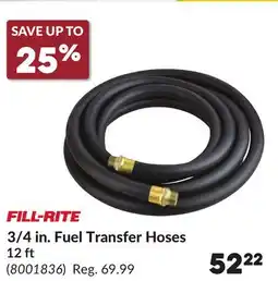 Princess Auto 3/4 in. Fuel Transfer Hoses 12 ft offer
