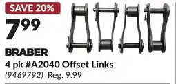 Princess Auto 4 pk #A2040 Offset Links offer