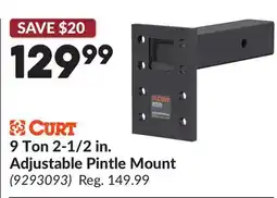 Princess Auto 9 Ton 2-1/2 in. Adjustable Pintle Mount offer