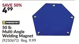 Princess Auto 50 lb Multi-Angle Welding Magnet offer