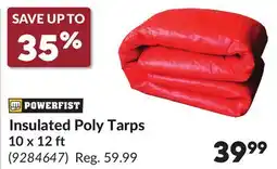 Princess Auto Insulated Poly Tarps 10 x 12 ft offer