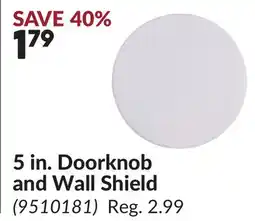 Princess Auto 5 in. Doorknob and Wall Shield offer