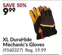 Princess Auto XL DuraHide Mechanic's Gloves offer