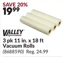 Princess Auto 3 pk 11 in. x 18 ft Vacuum Rolls offer